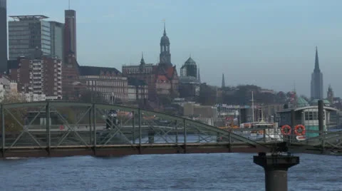 Port of Hamburg Video stock 24419754