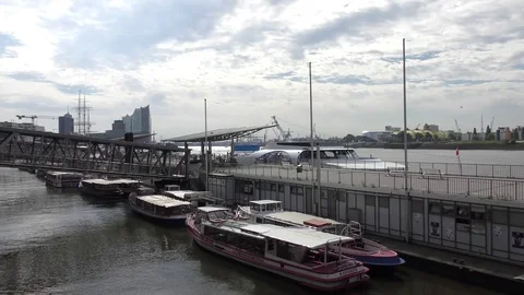 Port of Hamburg Stock Footage 79001024