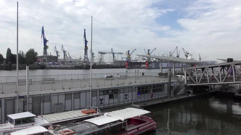 Port of Hamburg Stock Footage 79012263