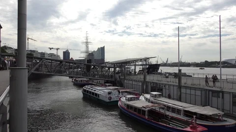 Port of Hamburg Stock Footage 79019125