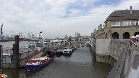 Port of Hamburg Stock Footage 79045072