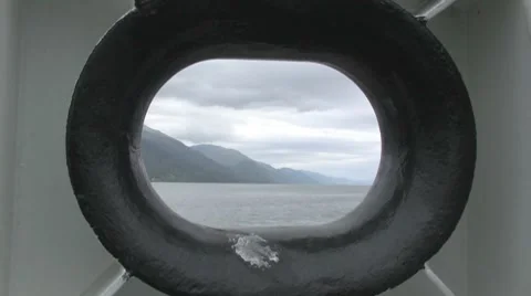 Port hole 2 Stock Footage 8522994