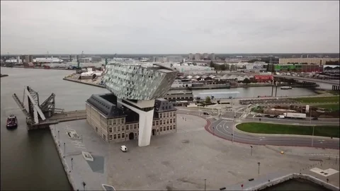 Port house Antwerp Stockbeeldmateriaal 80838046