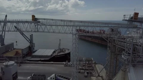 Port infrastructure Video stock 95203005