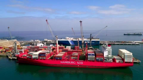 Port of Iquique Stock Footage 243450546