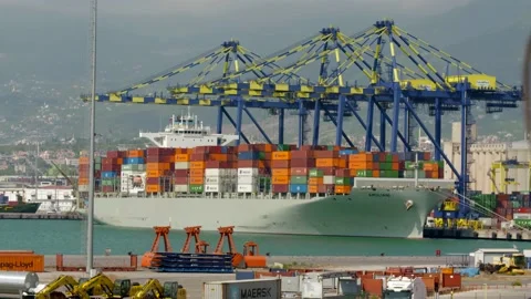 Port of iskenderun Stock Footage 237144565