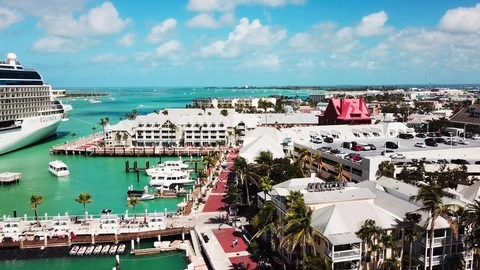 Port of Key West Stockbeeldmateriaal 87093024