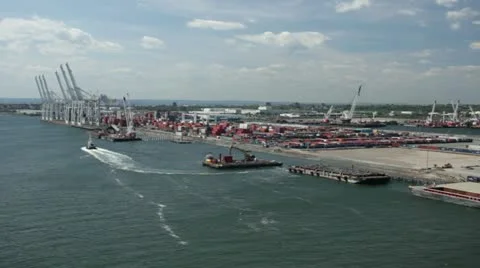 Port Liberty, NJ Stock Footage 11237450