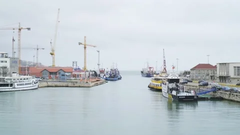 Port of Lisbon Video stock 237531051