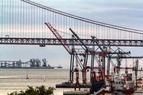 Port of Lisbon Stock Photos