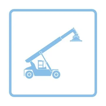 Port loader icon Illustrazione stock