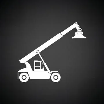 Port loader icon Stock Illustration
