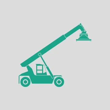 Port loader icon Stock Illustration
