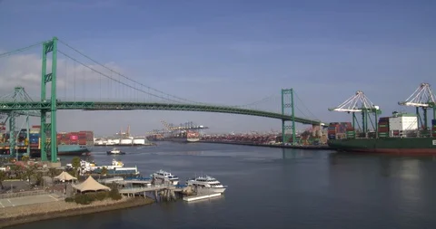 Port of Long Beach-2 Stock Footage 127729582
