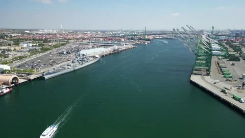 Port of Los Angles Stock Footage 246149839