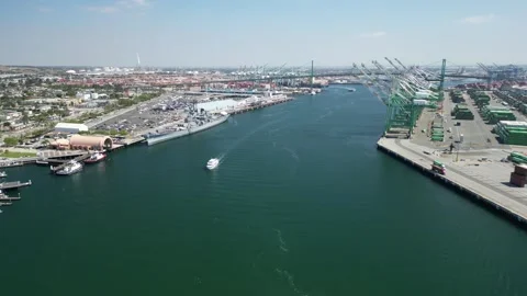 Port of Los Angles Stock Footage 246149878