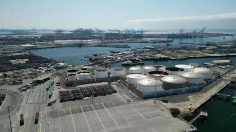 Port of Los Angles Stock Footage 246149910