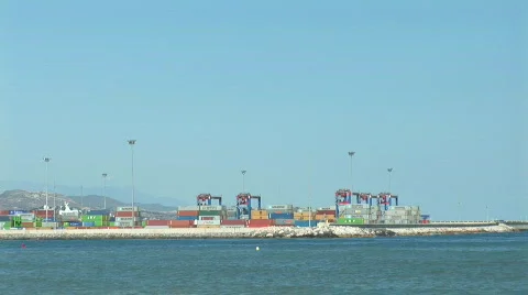 Port of Malaga Stock Footage 398009
