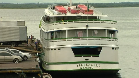 Port of Manaus Stock Footage 96267444