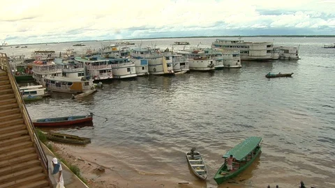 Port of Manaus Stock Footage 96267463