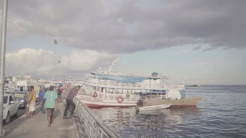 Port of Manaus Stock Footage 126924502
