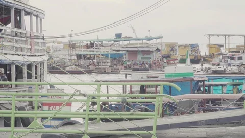 Port of Manaus Stock Footage 126926869