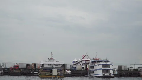 Port of Manaus Stock Footage 126932939