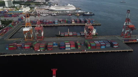 Port of Manila Stockbeeldmateriaal 132698264