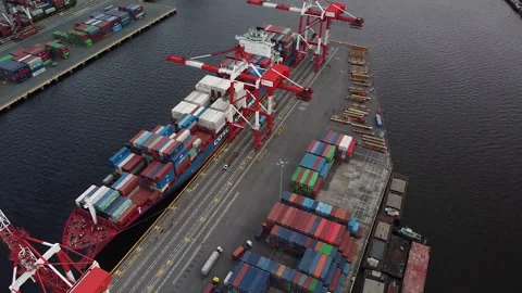 Port of Manila Stockbeeldmateriaal 132698417