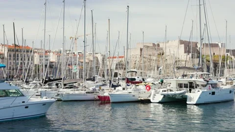 At the port of Marseille Stock Footage 241499857