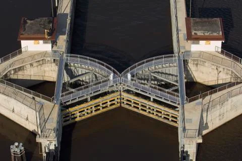 Port mayaca lock Stock Photos