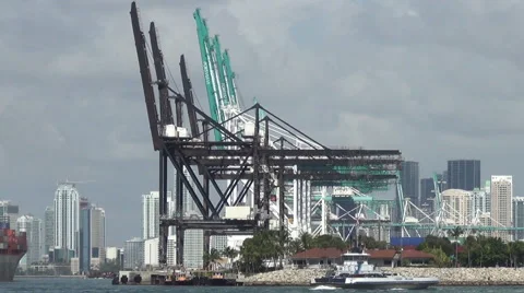 Port of Miami Stock-Footage 40725969