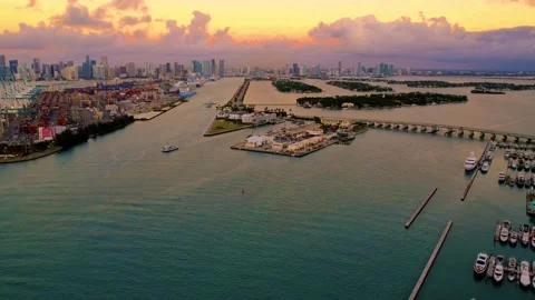 Port of Miami - Timelapse Video stock 231705206