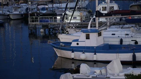 Port of naples Video stock 128452197