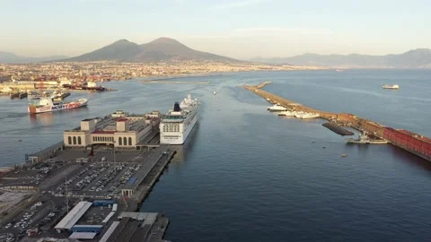 PORT OF NAPLES Video stock 137977415