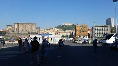Port in Naples Stock Photos