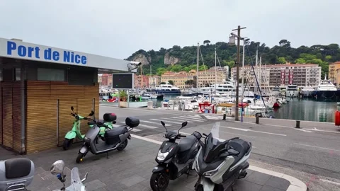 Port nice Stock Footage 335877103