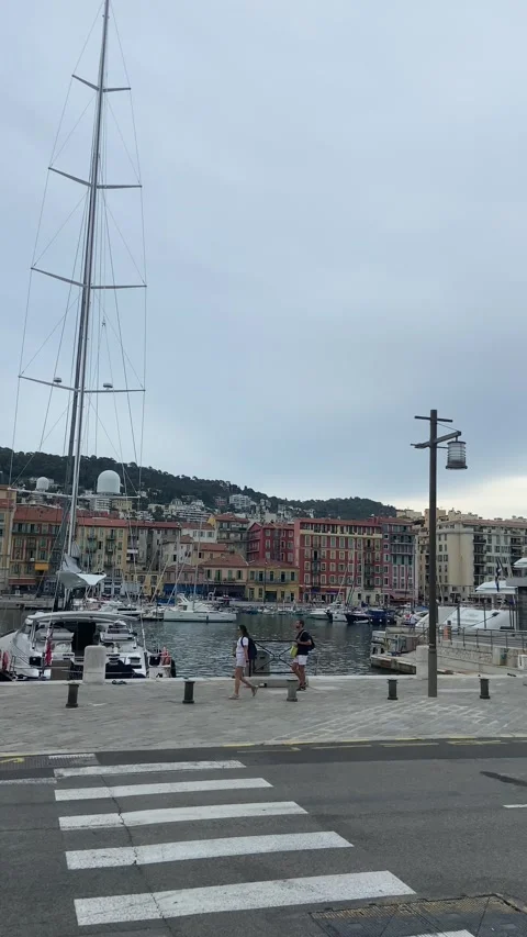 Port of Nice, Paris. 2/09/2022 스톡 동영상 282117784