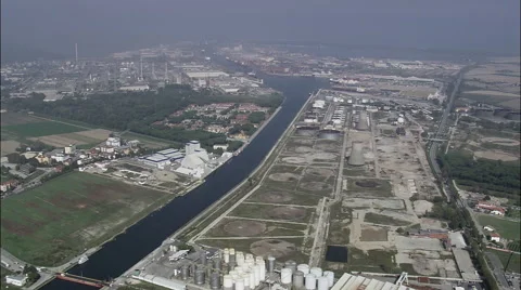 Port Of Ravenna Stock Footage 65385204