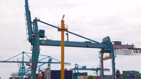 Port of Rotterdam. Stock Footage 284089540