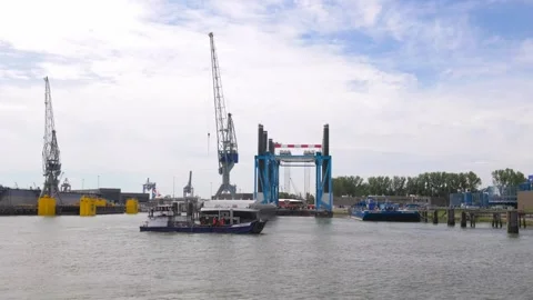 Port of Rotterdam Stock Footage 284720882