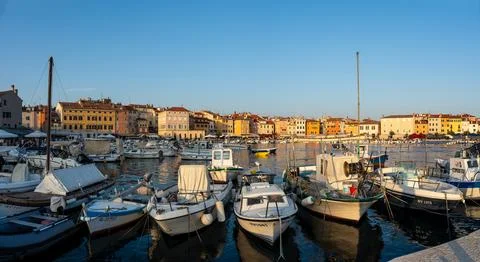 Port of Rovinj Stockfoto's