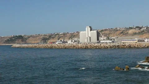 Port of safi Video stock 134685283