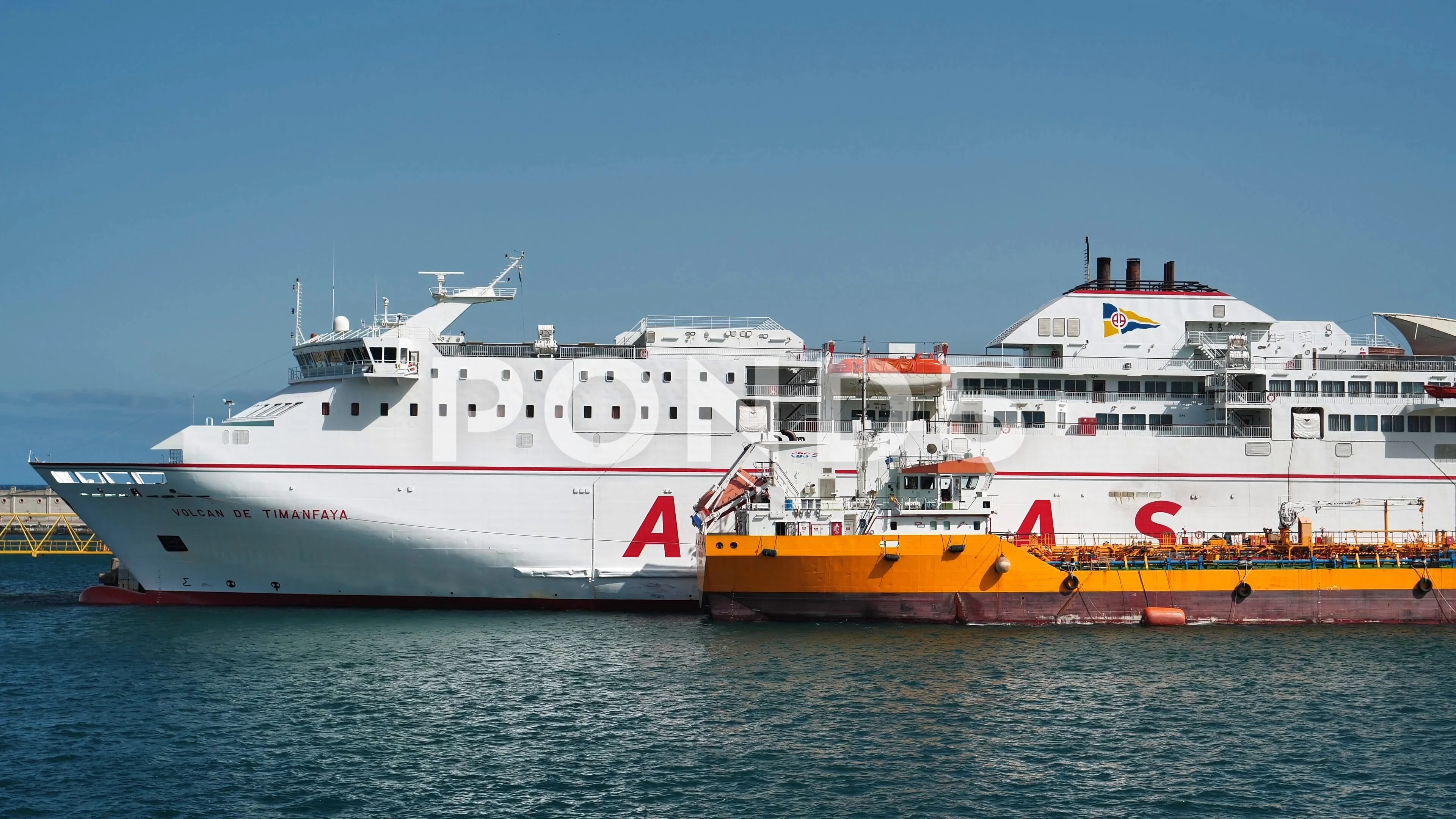 Port In Santa Cruz De Tenerife Canary I Stock Video Pond5