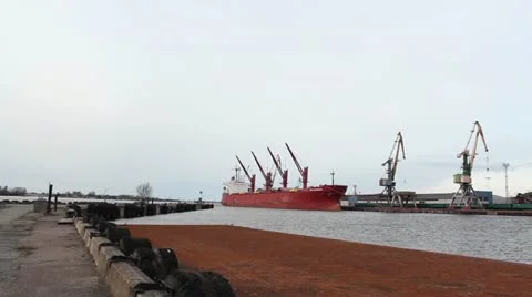 Port scenics Stock Footage 10882996