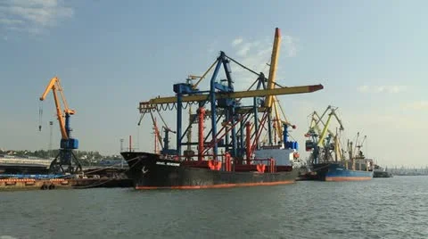 Port, Sea of Azov Stock Footage 11665553
