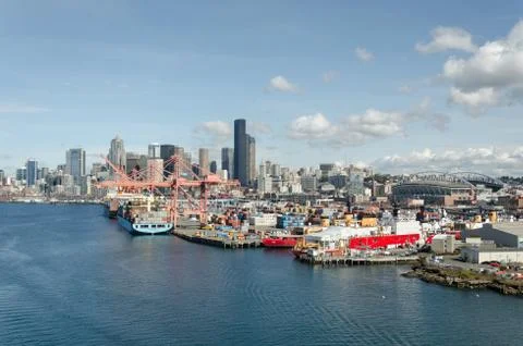 Port Seattle Stock Photos
