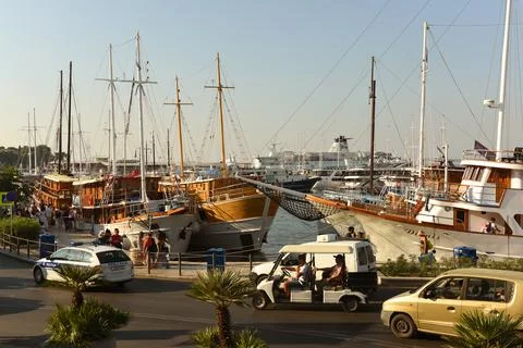 Port of Split, Croatia. Stock-Fotos
