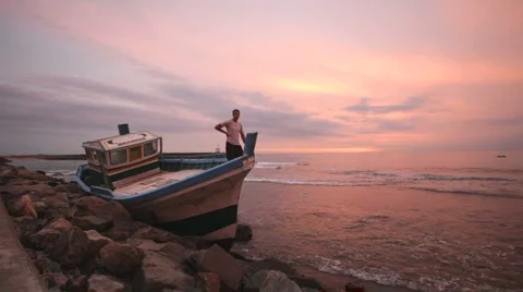 Port, Sri Lanka Stock Footage 1095205