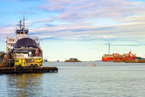 Port of Stavanger Stock Photos